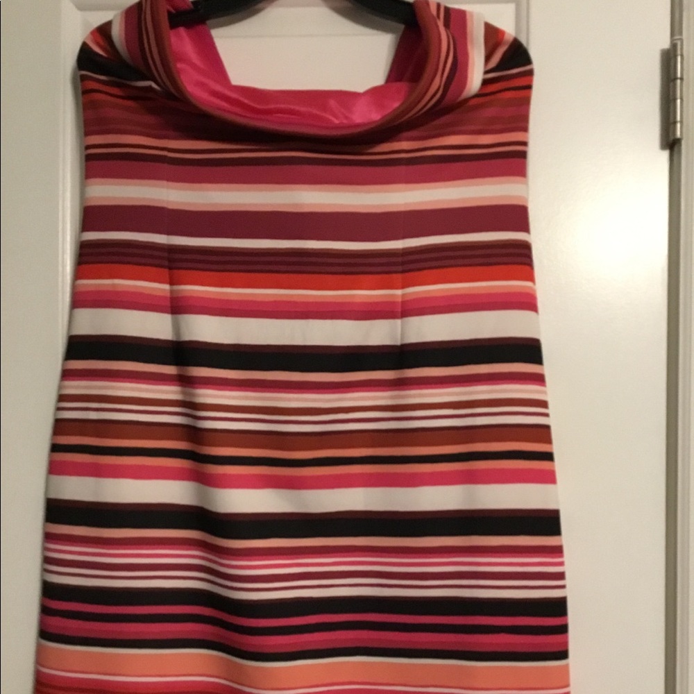 Strapless midi dress